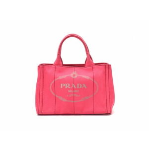 Prada Canapa Canvas Peony Strap